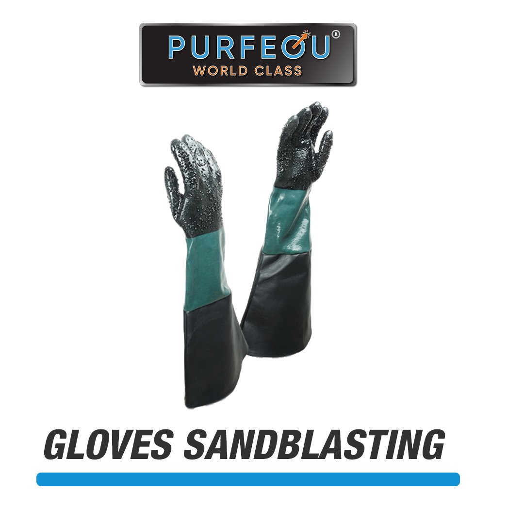 SARUNG TANGAN SANDBLASTING WITH RING & CLAMP - Gambar 3