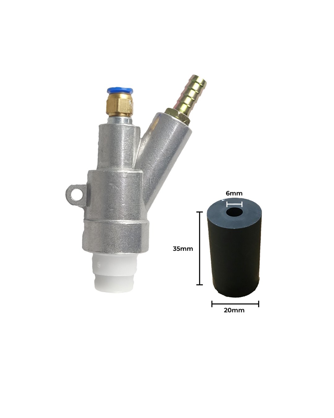 VAPORBLASTING GUN FULL SET WITH NOZZLE BORON CARBIDE 6MM - Gambar 4