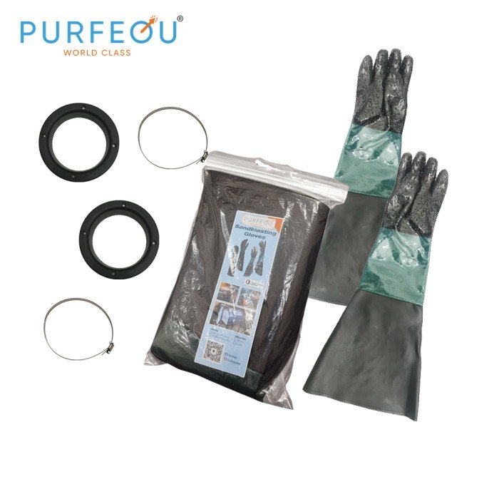 SARUNG TANGAN SANDBLASTING WITH RING & CLAMP - Gambar 6
