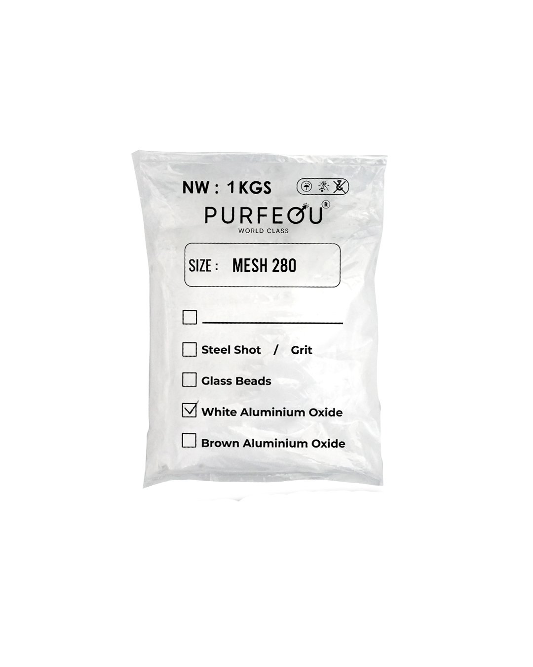 WHITE ALUMINIUM OXIDE MESH 280 SANDBLASTING PURFEQU - Gambar 2