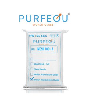 BROWN ALUMINIUM OXIDE MESH 180 SANDBLASTING PURFEQU