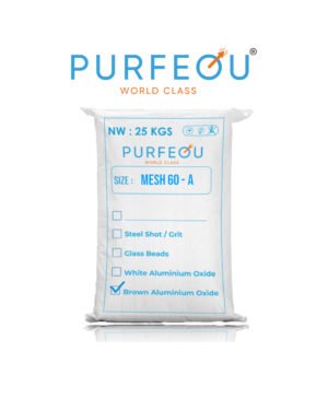 BROWN ALUMUNIUM OXIDE MESH 60 SANDBLASTING PURFEQU