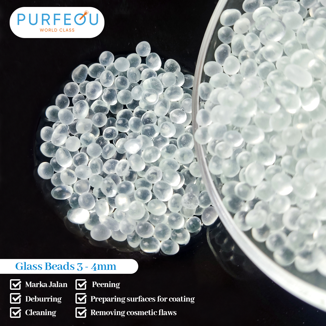 GLASS BEADS MICRONSIZE 3.0 - 4.0 MM MARKA JALAN - Gambar 5