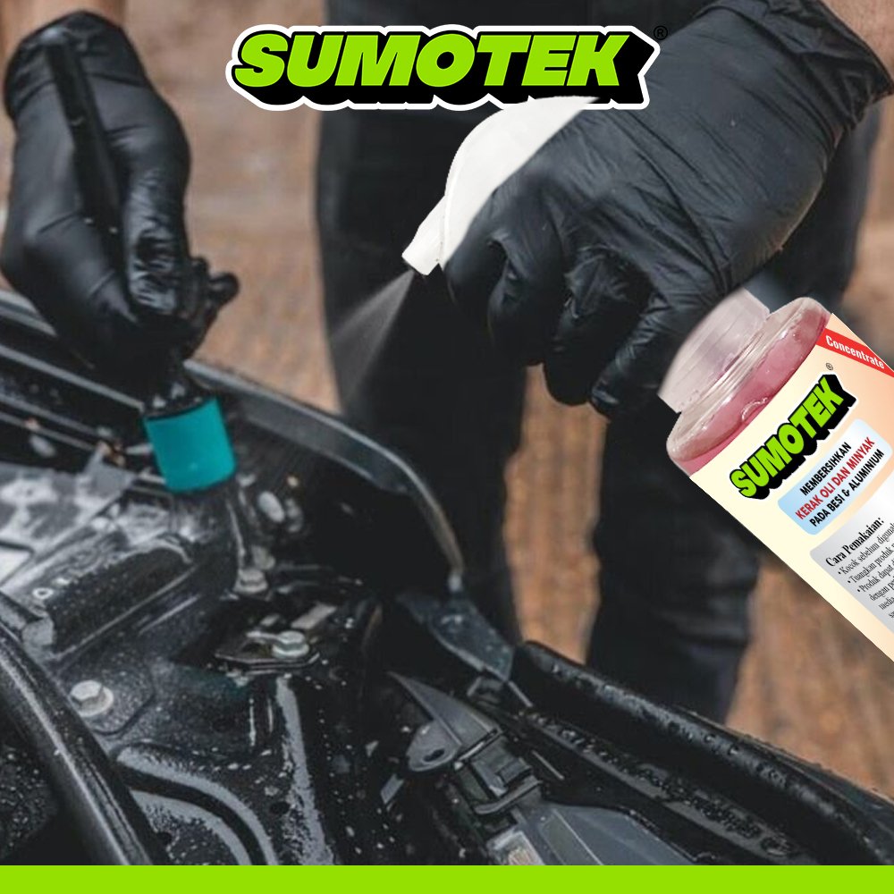 Degreaser Sumotek Cairan Pembersih Oli Gemuk Mesin 150 ML - Gambar 4