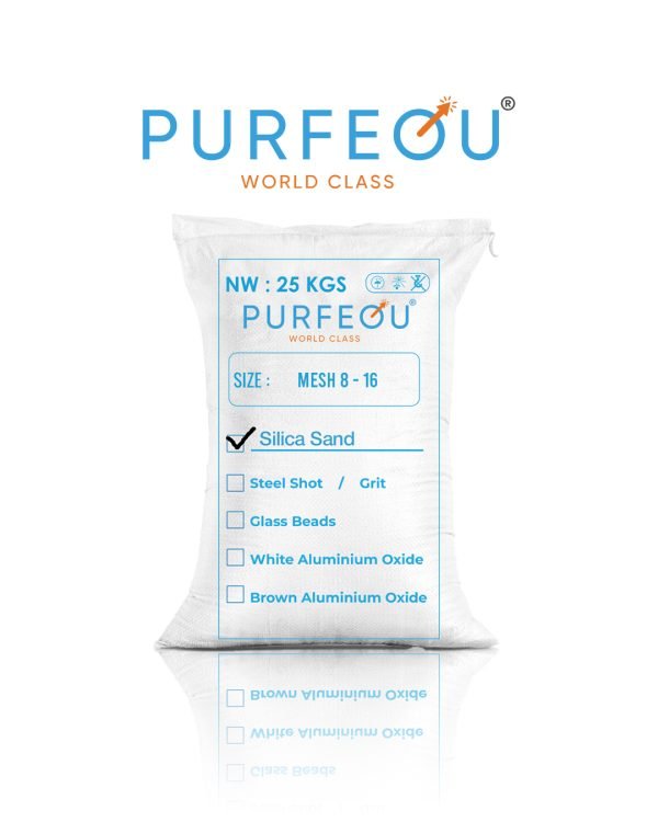 SILICA 8-16 PASIR PANTAI SILICA SANDBLASTING MESH 8–16/16-30 KEMASAN 25Kg
