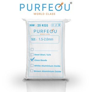 GLASS BEADS 1.5 - 2.0 MM SANDBLASTING VAPOURBLASTING
