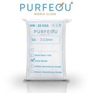 GLASS BEADS 2.0 -2.5 MM SANDBLASTING VAPOURBLASTING