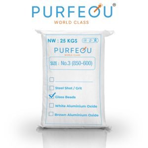 GLASS BEADS NO. 3 MICRONSIZE 850 - 600 SANDBLASTING
