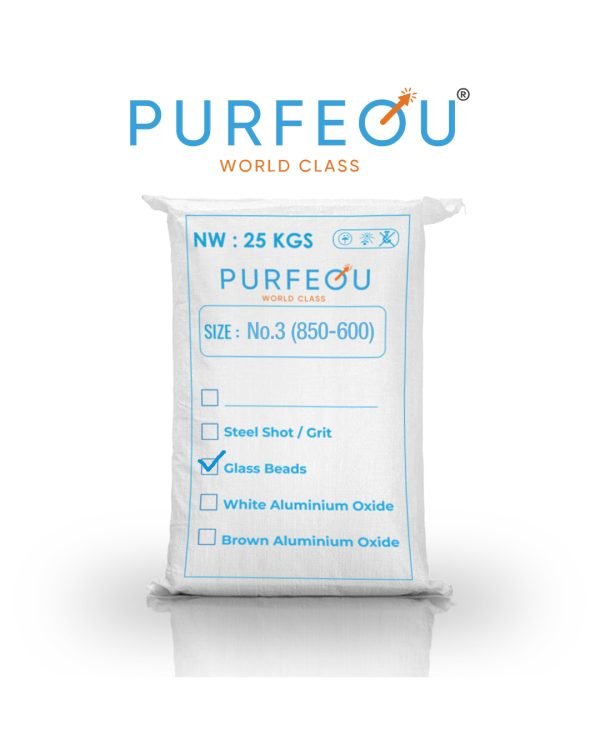 GB3 GLASS BEADS NO. 3 MICRONSIZE 850 - 600 SANDBLASTING
