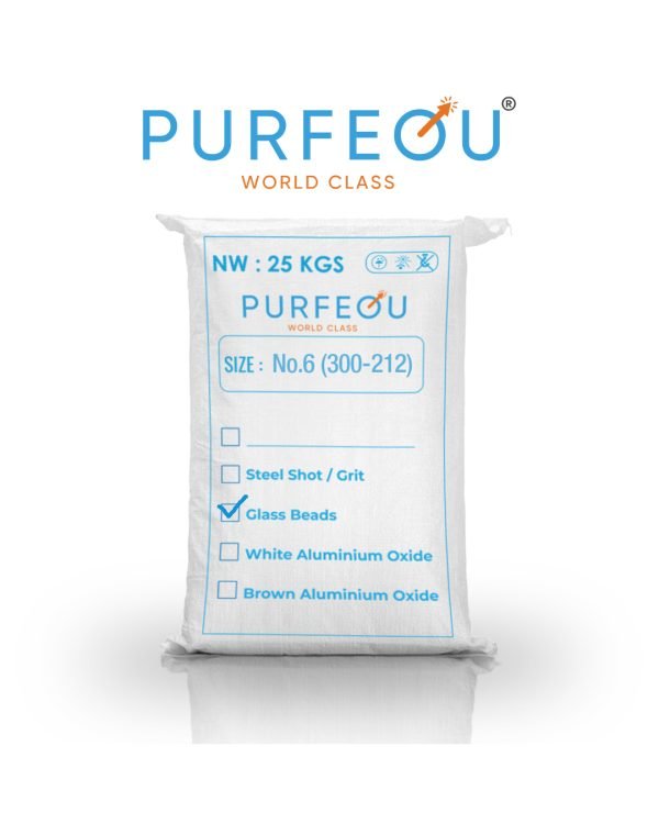 GB6 GLASS BEADS NO. 6 MICRONSIZE 300 - 212 VAPOURBLASTING